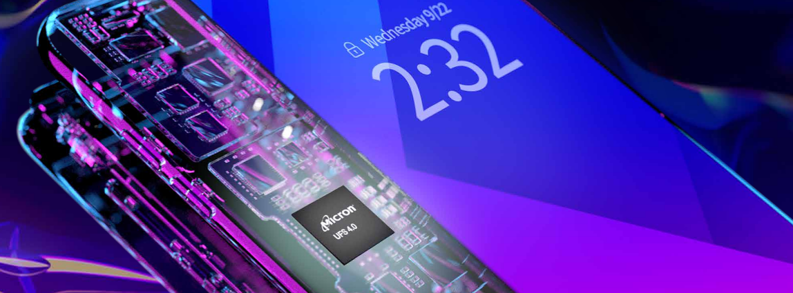 Мобільна система зберігання даних Micron UFS 4.0 базується на 232-шаровій 3D NAND